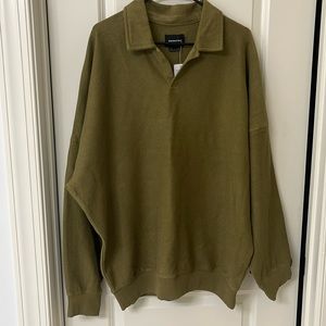 Urban Outfitters NWT standard cloth Astro collared sweatshirt size Large